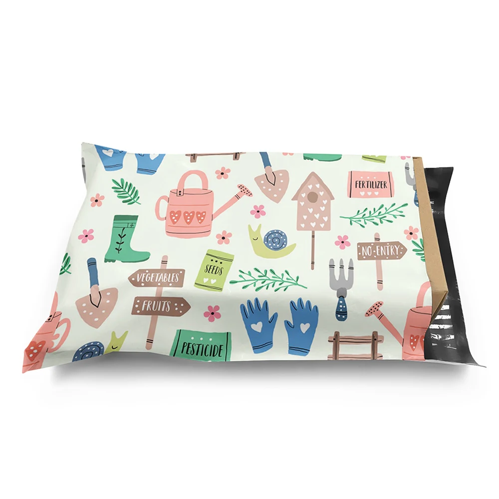 Custom Printed Self Adhesive High Quality Degradable Bag Customisable Post Package Customized Printing Poly Mail Envelopes