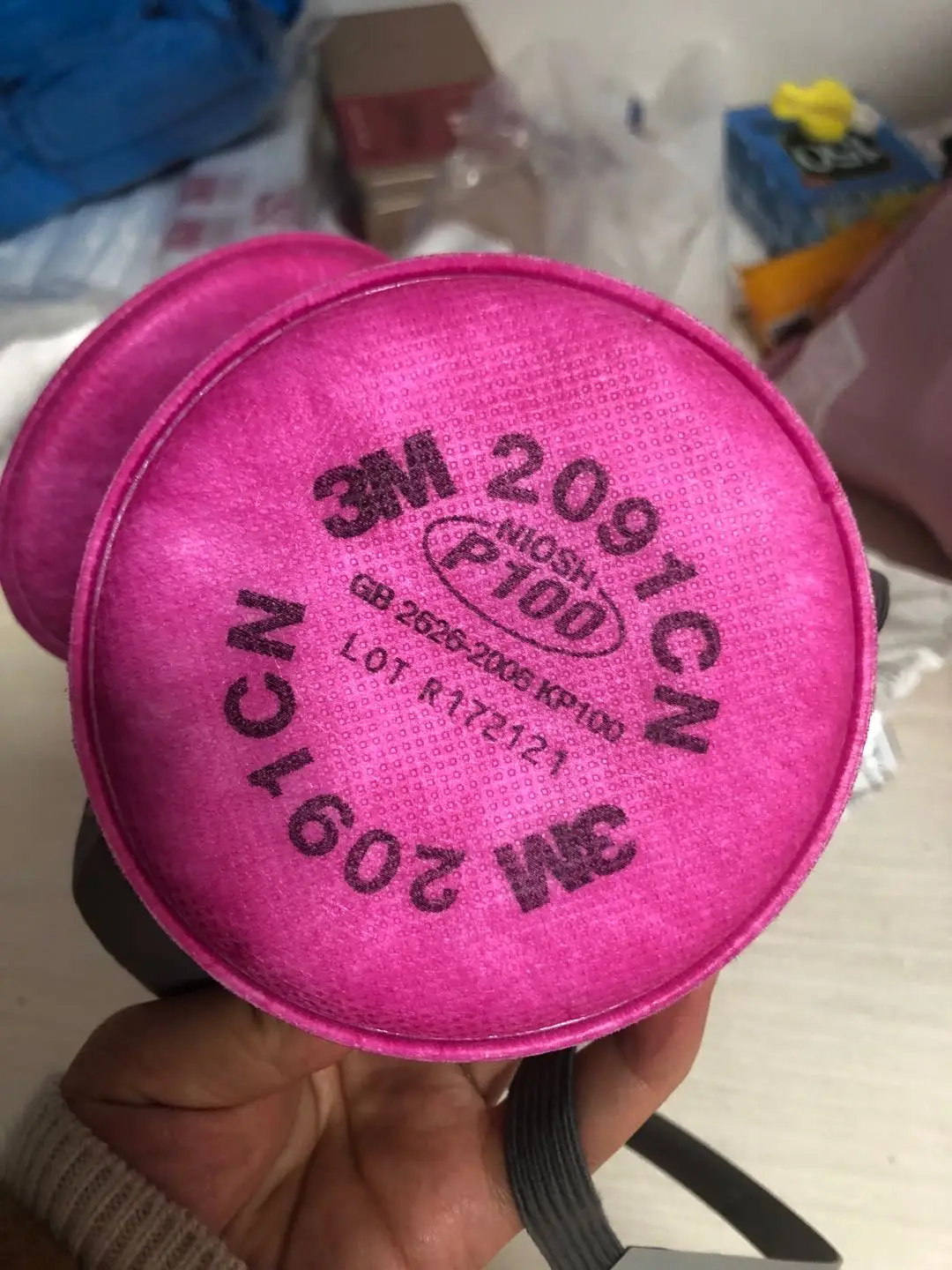 
personal protective safety 2091CN P100 Particulate filter cotton fit for 6800 7502 6200 NOISH 