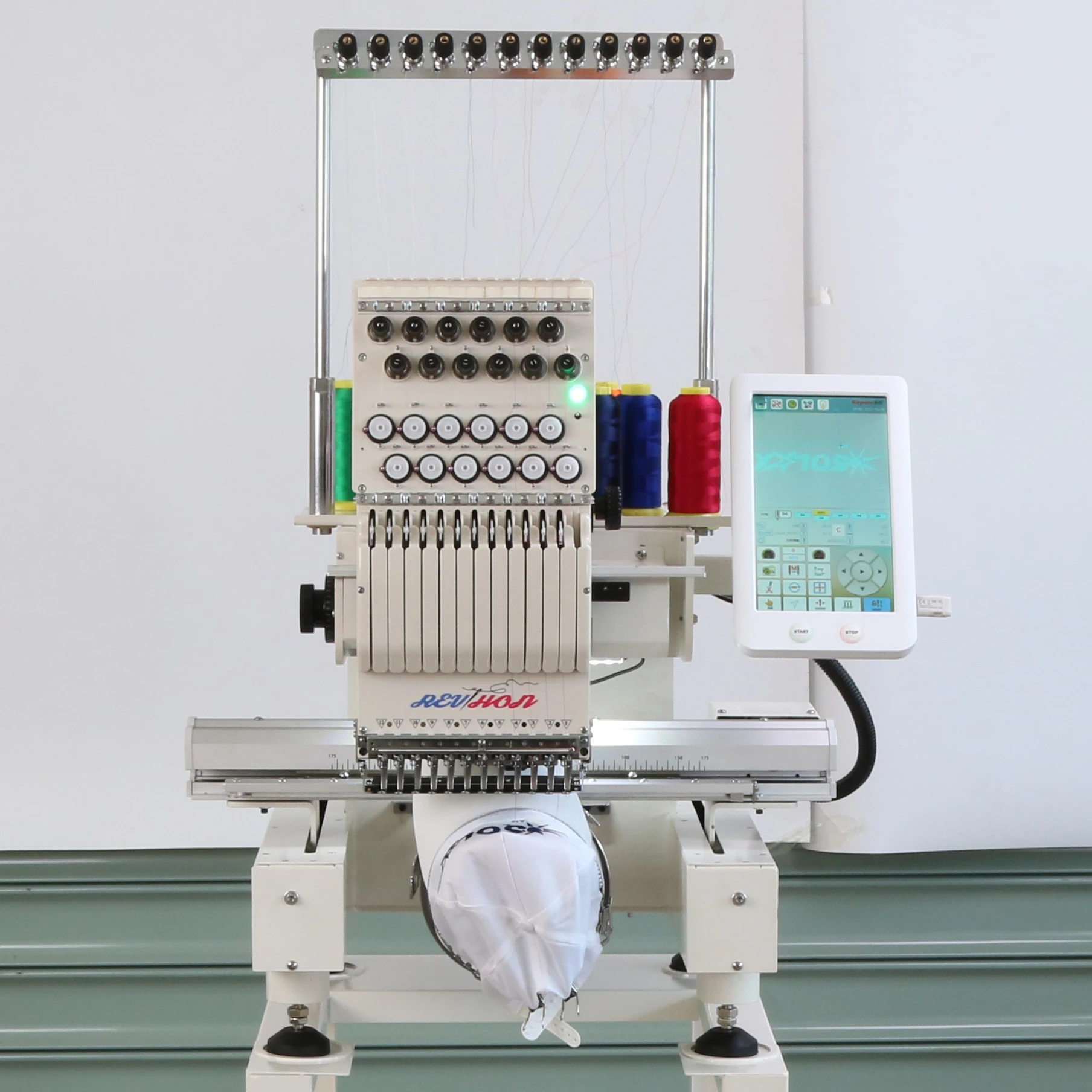 qihong Mini Single Head shop computerized embroidery machine china best quality 1201 embroidery machine