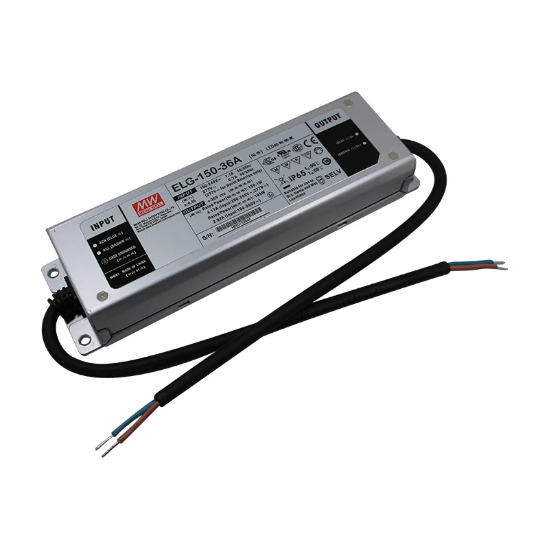 Бренд Mean well представляет ELG-150-36A-3Y 150 Вт постоянное voltageg светодиодный драйвер постоянного тока AC DC Двойной режим питания светодиода