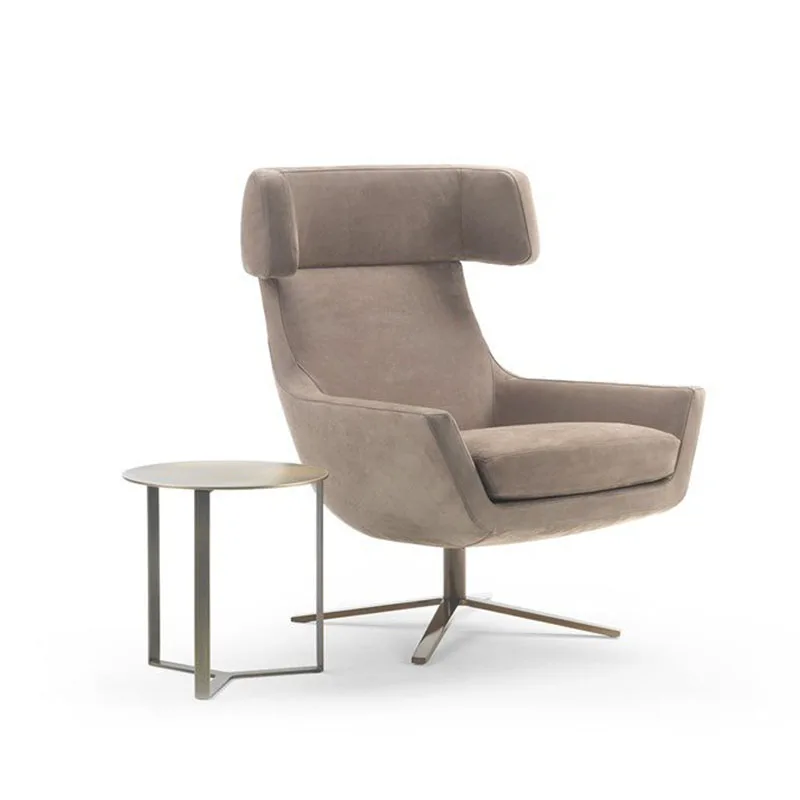 Luxury living room swivel leisure lounge Modern sofa chair with Ottoman Office furniture chairs modern high-back sofa chairs