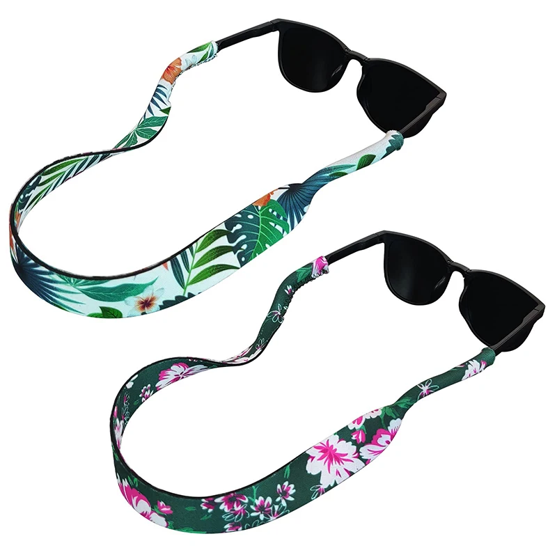 Custom Imprint Logo Glasses Strap Head Safety Strap Cord Eyewear Strap Neoprene Sunglasses Strap