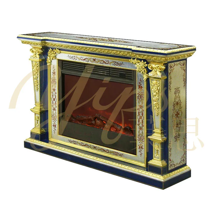  Yips LD-1706-1606 Silver Knight Series Handpainted Livingroom Classical Anti-Look Luxury Fireplace/Fire