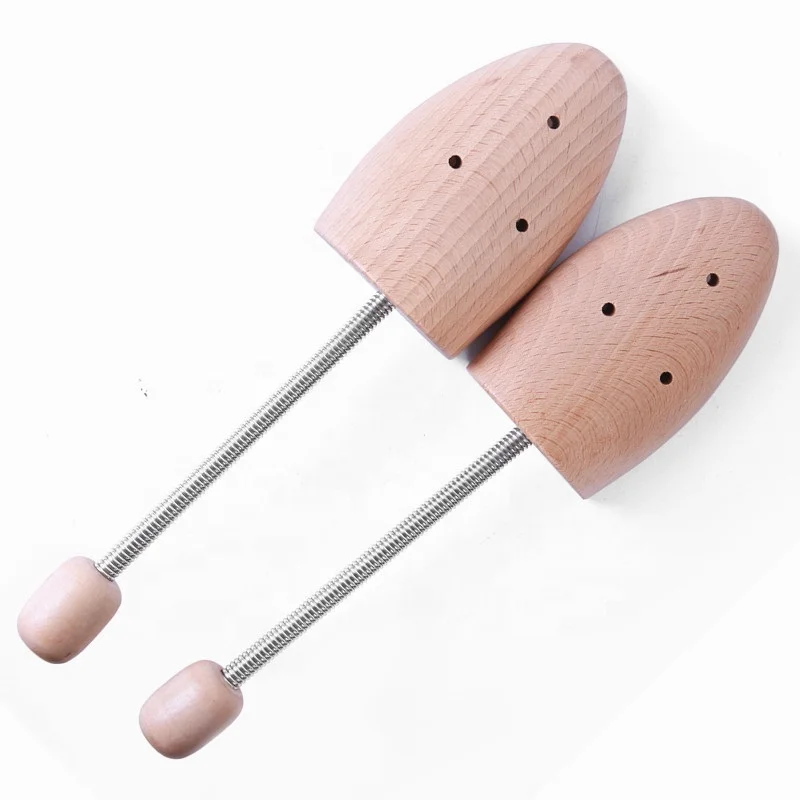 LM002B Travel Spring Beech Wooden Shoe Last Adjustable Shoe Tree