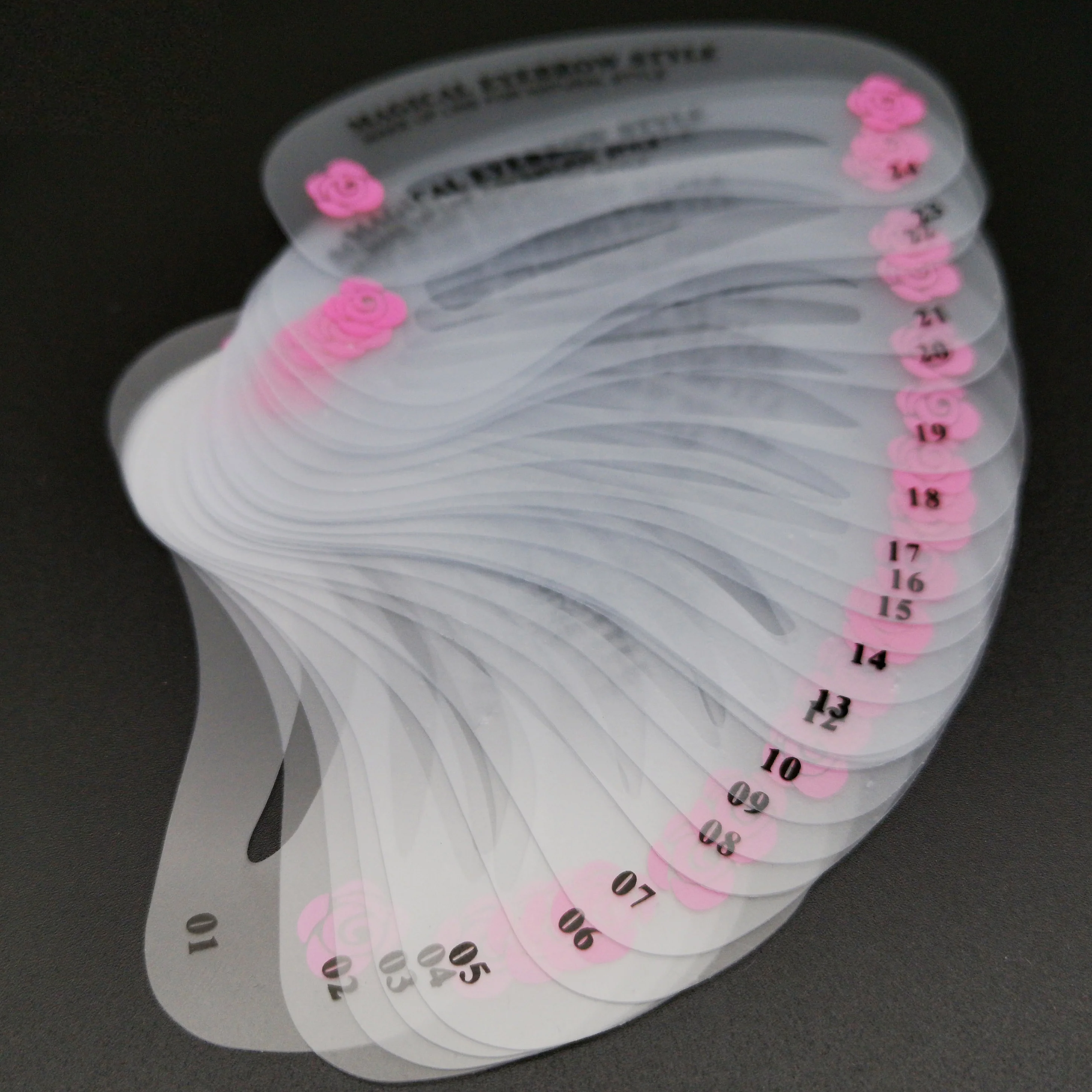 
Makeup Accessories Tools Wholesale Eyebrow Stencils Template Kit Eyebrow Shaping Stencils 