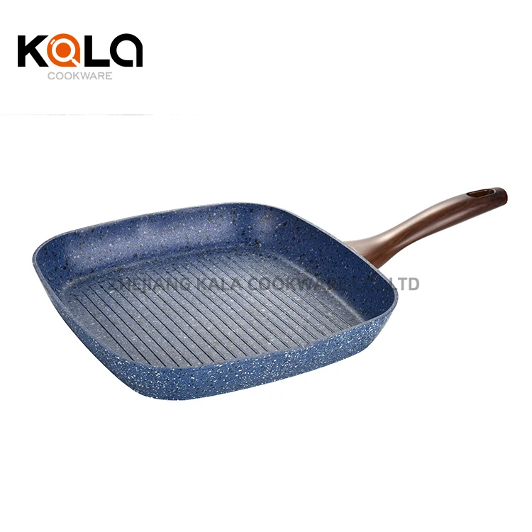 Kitchen Non-Stick Granite Cookware Set Marble Grill Frying Pan Forged Aluminum Cooking Pots Good Selling Spiral or Induction