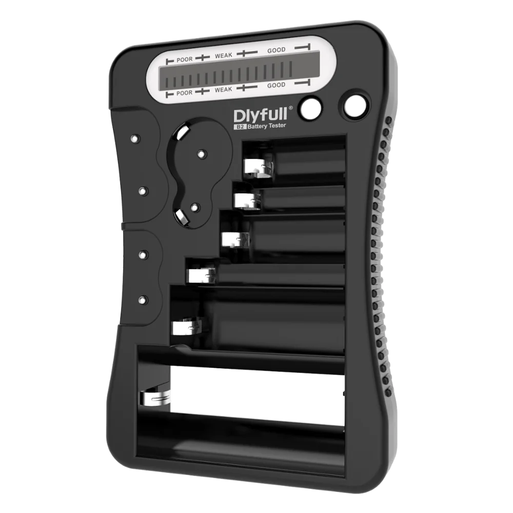 Тестер Аккумуляторов DLYFULL B2 с ЖК-дисплеем для батарей AA/AAA C D 9V CR123A CR2 CRV3 2CR5 CRP2 1 5