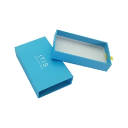 Custom luxury velvet set paper jewelry packaging box