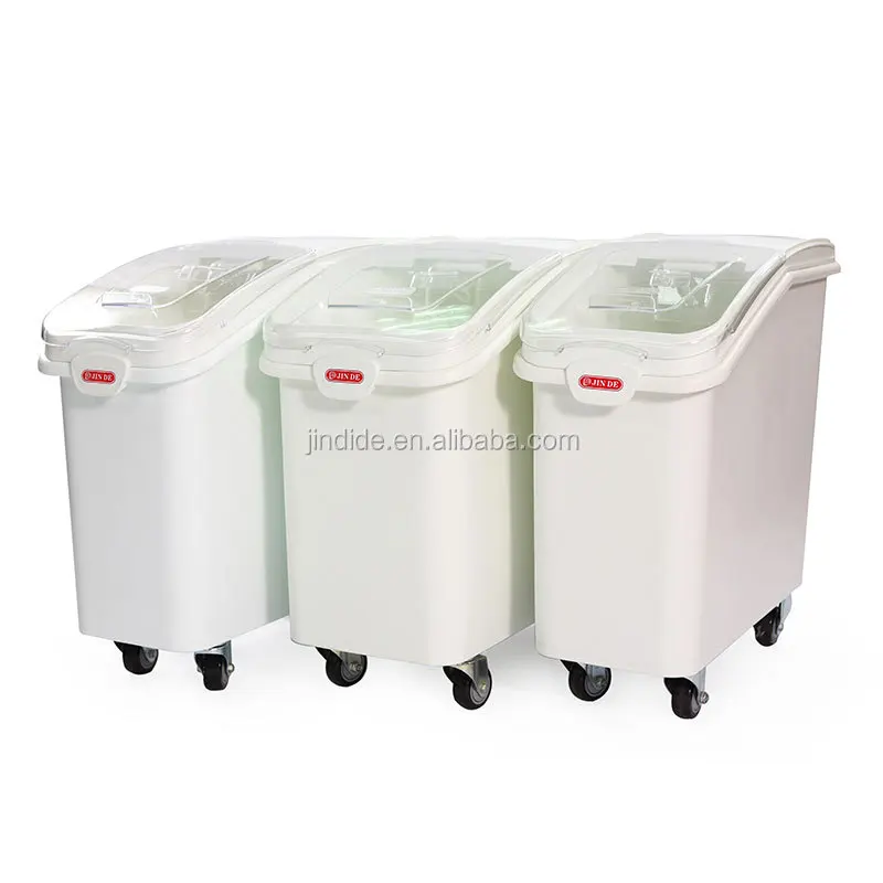 47L Kitchen Plastic Food Storage Bins Catering Restaurant Supplies Ingredient Bin