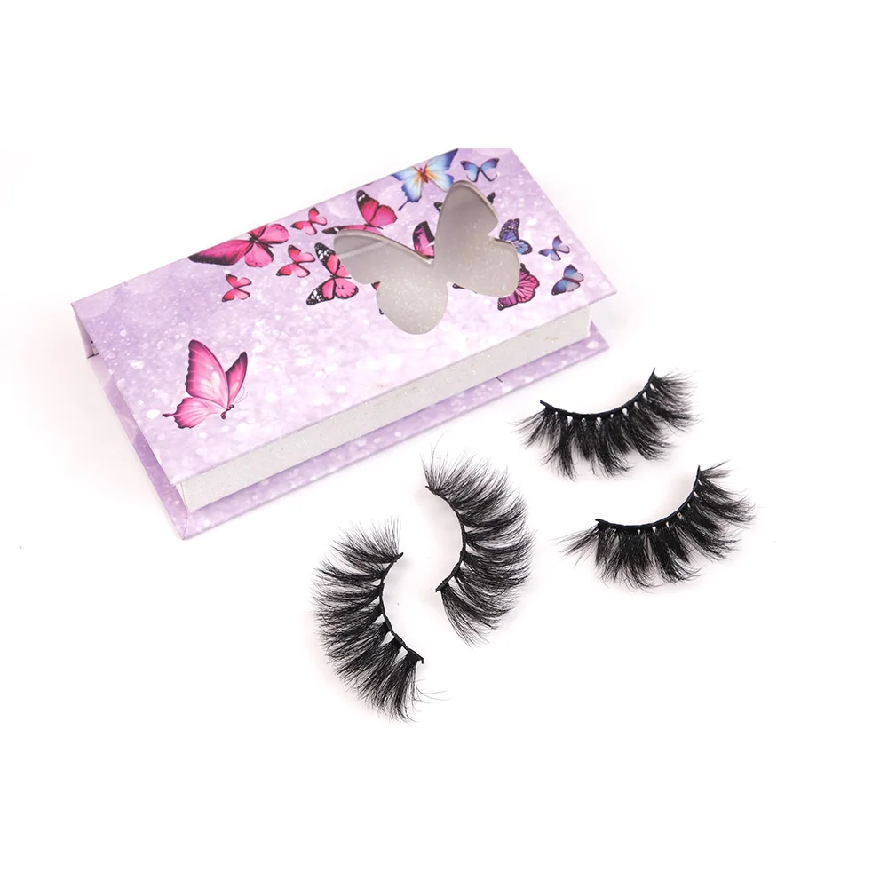 private label handmade faux mink strip eyelashes vendor handicraft own brand with custom box 3d silk false lashes