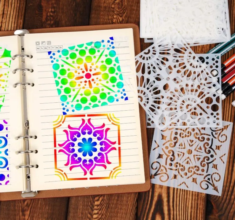 GiveU New Products DIY Painting Mandala Stencils Arts Drawing Home Decor Activity