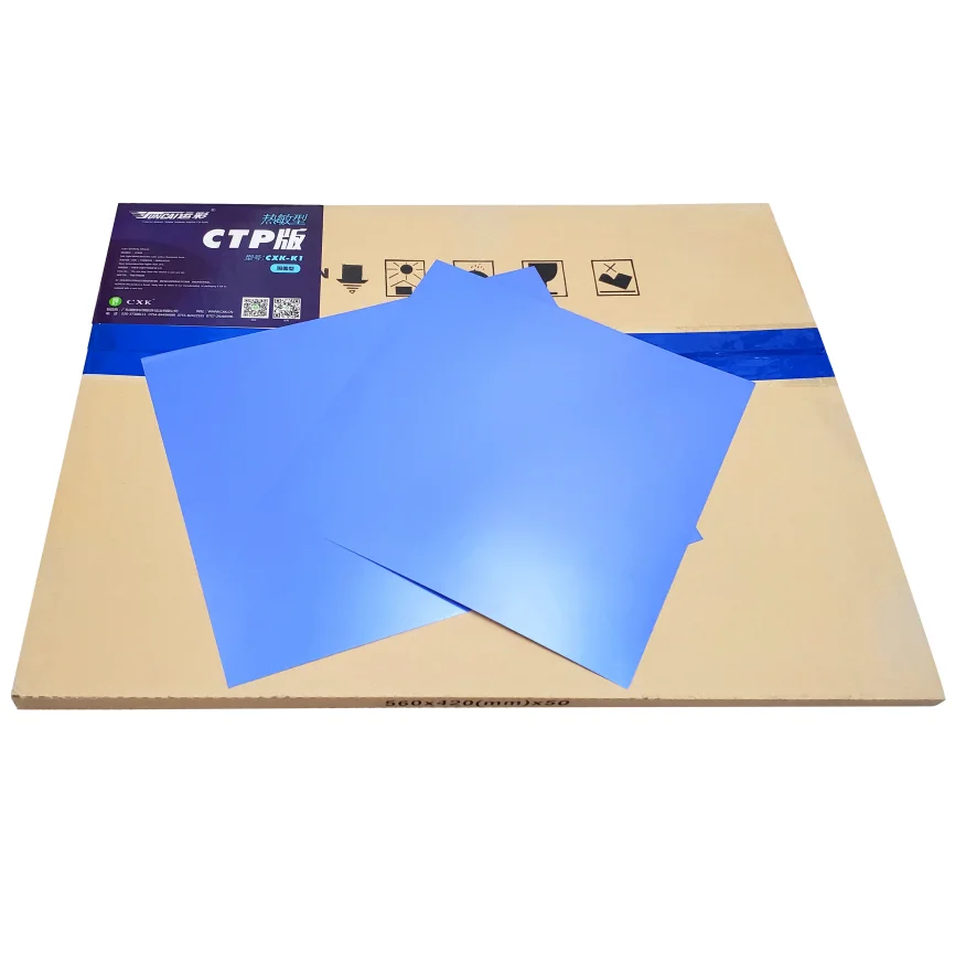 CXK-K1Offset Printing Press High Sensitivity Long Run Length Thermal CTP Plate for Offset Printing