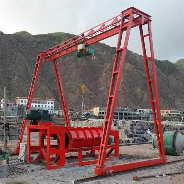 Бренд SZMC MHH 15-тонные однобалочные балки накладные козловые краны для верфи на открытом воздухе