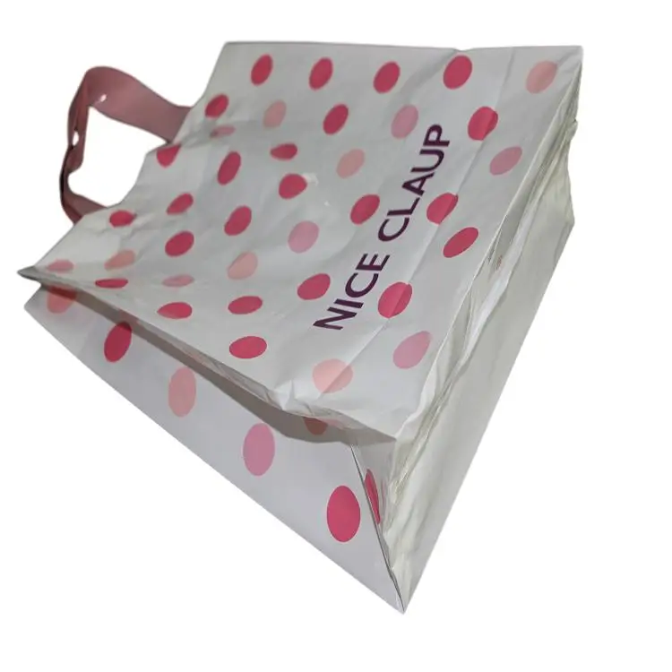 Custom Printed T-Shirt Bags Recycled Materials for Industrial Exhibition Promotion Gift Packaging Gravure Printing Style