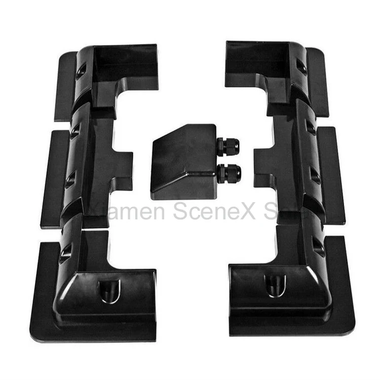 Solar Panel Mount White ABS Plastic Solar Panel Corner Mounting  Bracket for RV boat ,caravan