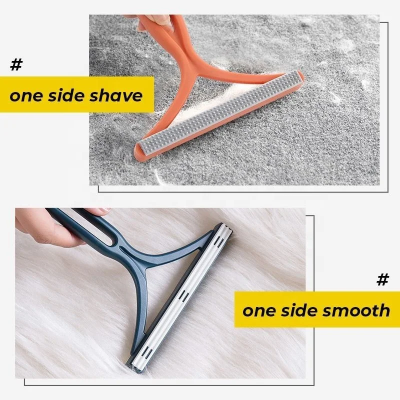 Portable Lint Remover Fuzz Fabric Shaver Double Sided Carpet Clothes Pet Hair Scraper Manual Cleaning Brushes