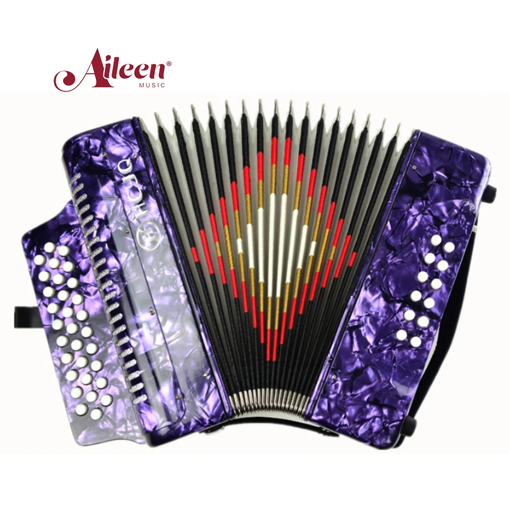Hot SaleThree Colors 31Button 12 Bass Button Accordion With Case