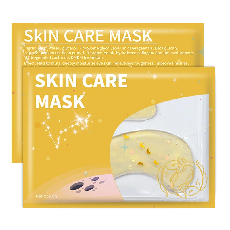 New Twinkling stars  Collagen  Eye Pads Gel Eye Mask for Eyes Treatment Puffiness Anti Aging Hydration