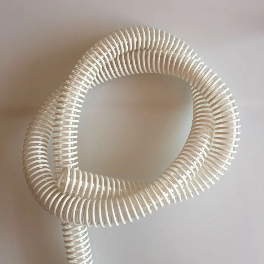 PVC suction and pressure  hose for liquids  water pump hose PVC spiral hose  reinforced plastic pipe  air conditional drain pipe