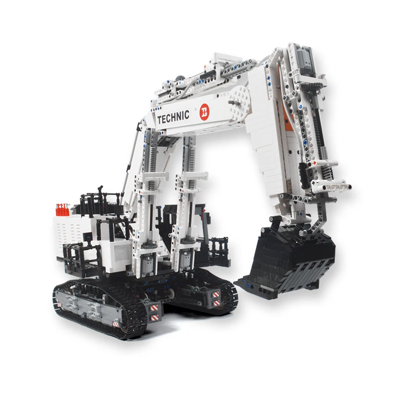 XQ TOYS GC004 Technicical Motorized Car Compatible With 42100 Liebherrs R 9800 Excavator Building Blocks Bricks Toys Christmas