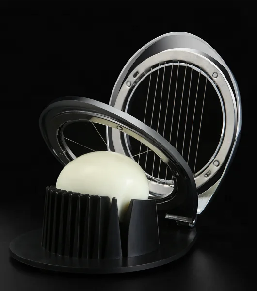 Multi-function stainless steel egg cutter for Egg slicer cut into flowers Versatile kitchen helper