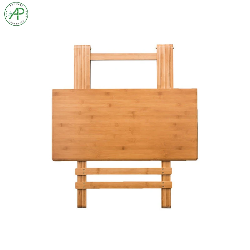 Manufacture Foldable Bamboo Square Table for Patio, Garden, Backyard, Beach