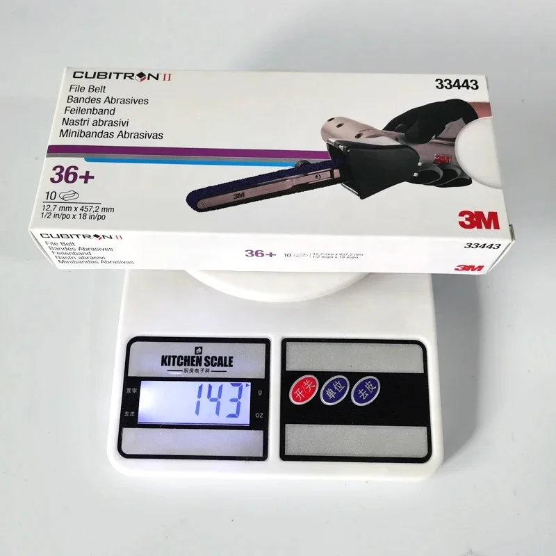 3M 33443 Cubitron  II File Belts 786F ,Sanding Belt  ,12.7*457.5mm 36 +,Zirconia Aluminum Resin File Belt Surface Polishing