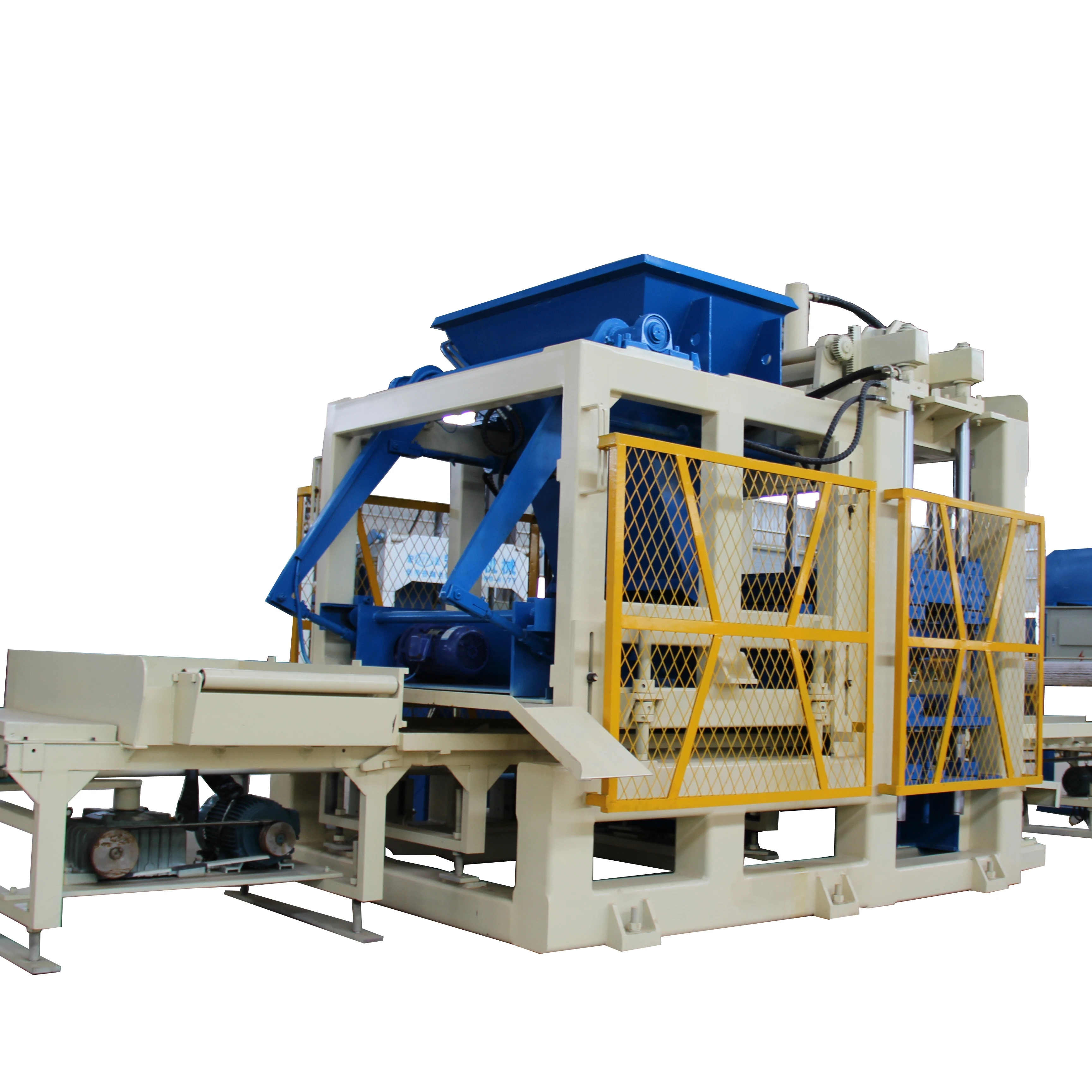 German Technology Automatic Concrete Hollow Block Brick Making Machinery Paver Production Line Interlocking Pave Machine