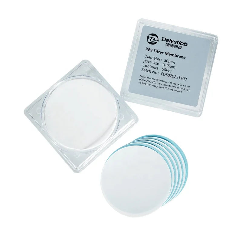 Delvstlab Micropore PES 47/50mm Membrane Filter Filtration Laboratory Protein Medium Lab Supplies Disc