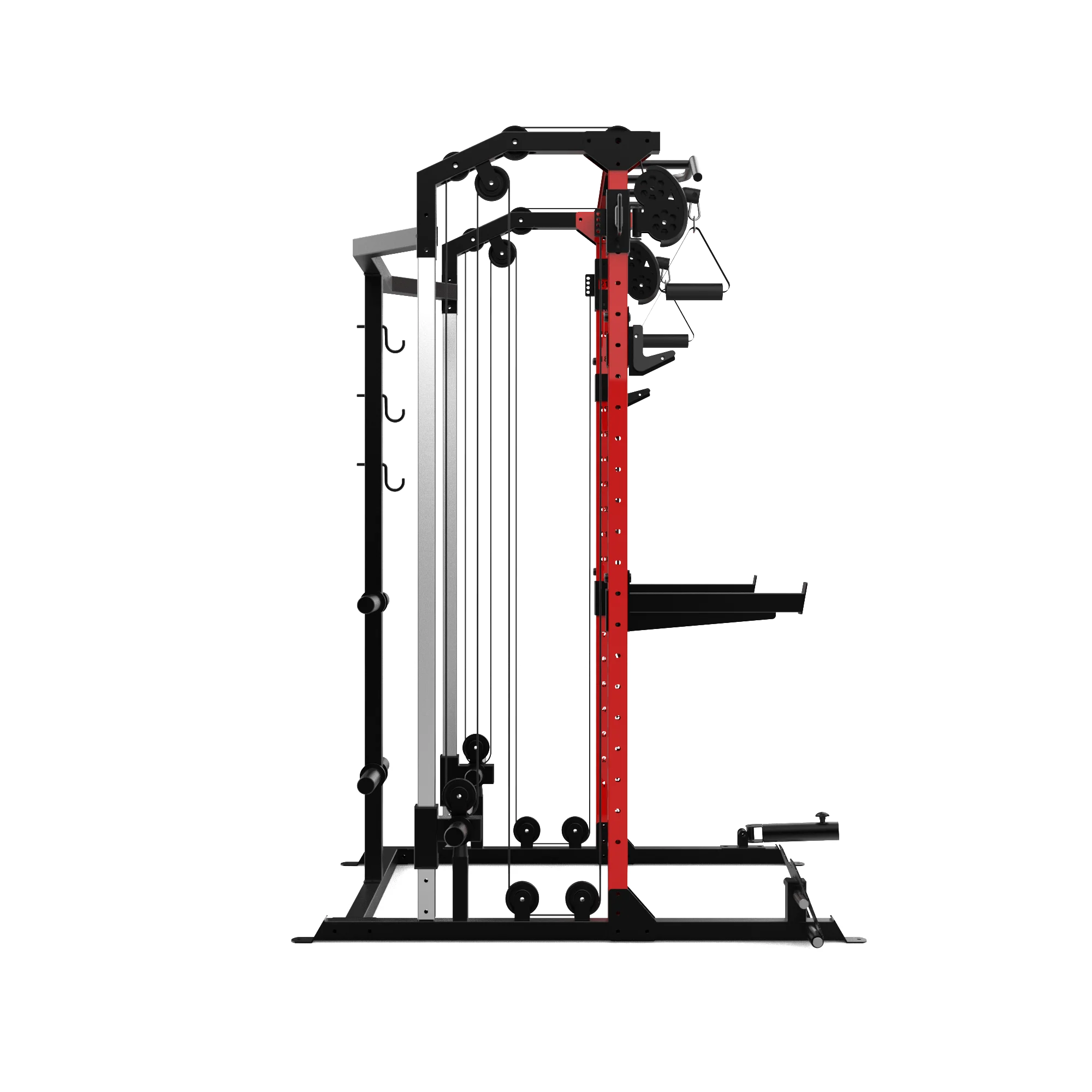 Home Body Building Fitness Equipment Deep Exercise Weight Lifting Platform Multifunctional Power Cage Rack Squat Rack