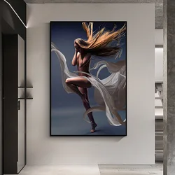 Modern bedroom decorative painting art figure hotel home beauty hanging painting living room sofa background painting