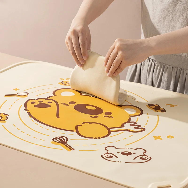 24 New Kitchen supplies Baking Tools Food Grade Silicone Dough Rolling Pad 40*60cm