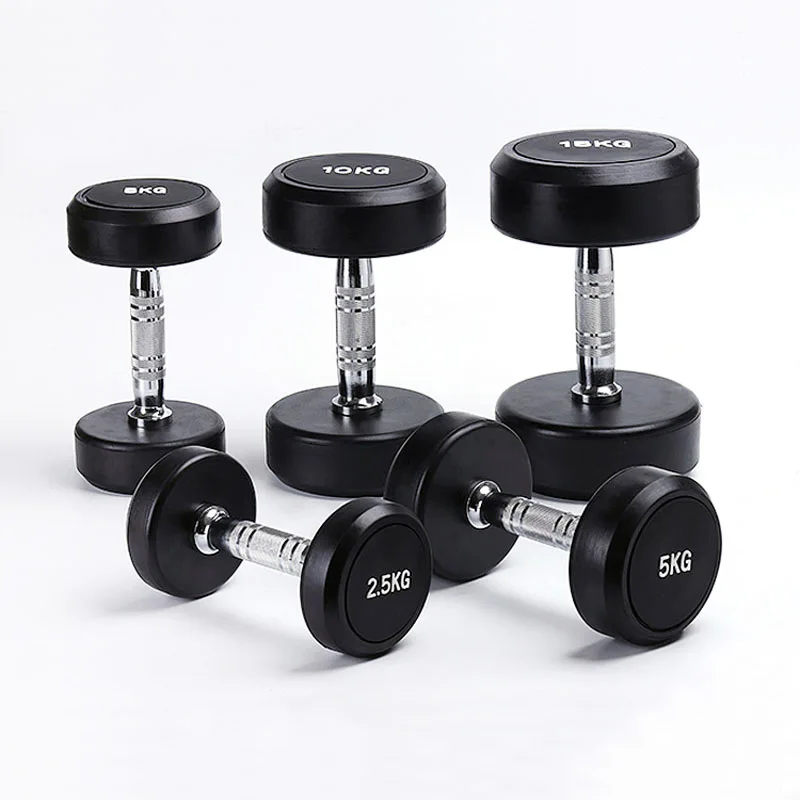 Round Pu Chrome Fitness Gym Equipment Weights Cpu Cheap Buy Online The Dumbbells Set De Mancuernas