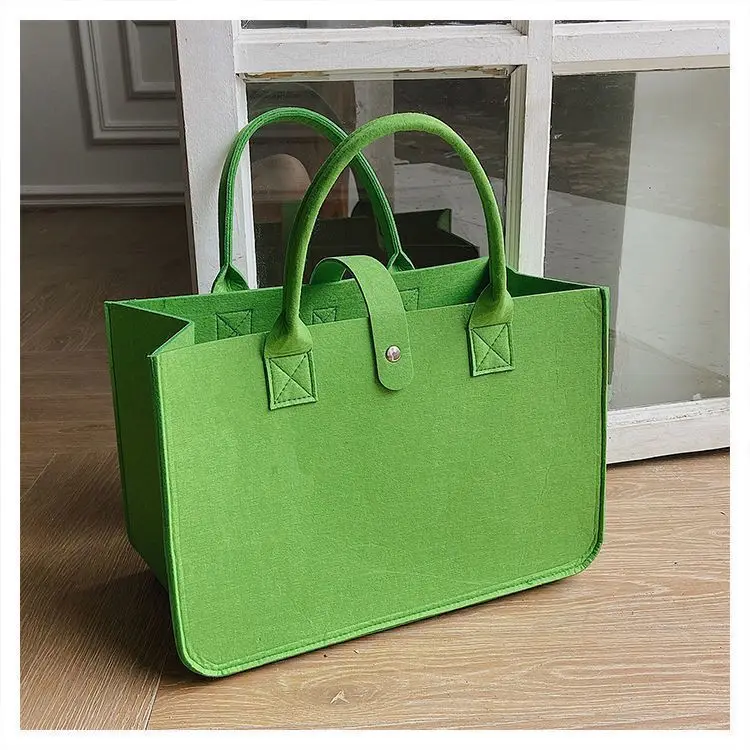 OEM фетровая сумка рекламные и подарки утолщенная для хранения с логотипом клиента войлок ручной подарочной сумкой