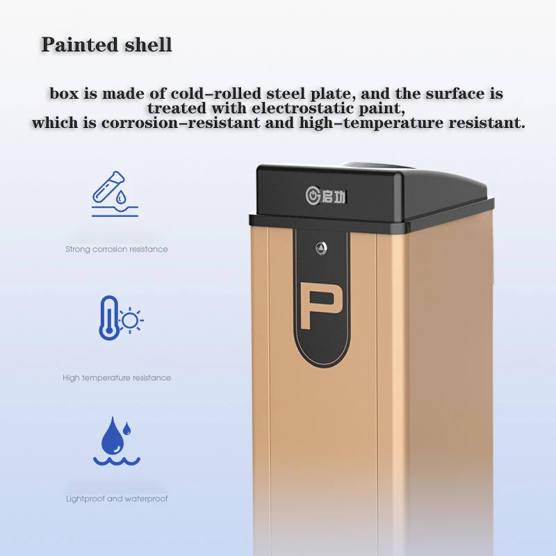 Folding straight Arm Barrier automatic parking gate traffic barrier Remote control distance parking space barrier