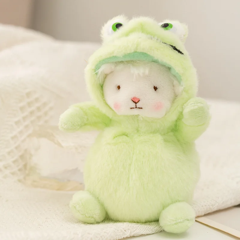 Lovely Soft Animal Doll Stuffed Toy Plush Sheep/Wolf/Frog/Pig/Duck/Bear/Rabbit Plush Toys with Hat