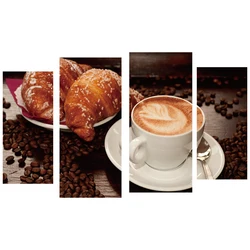 2020 new Coffee Poster art retro Retro  wall painting decorative painting for Coffee shop