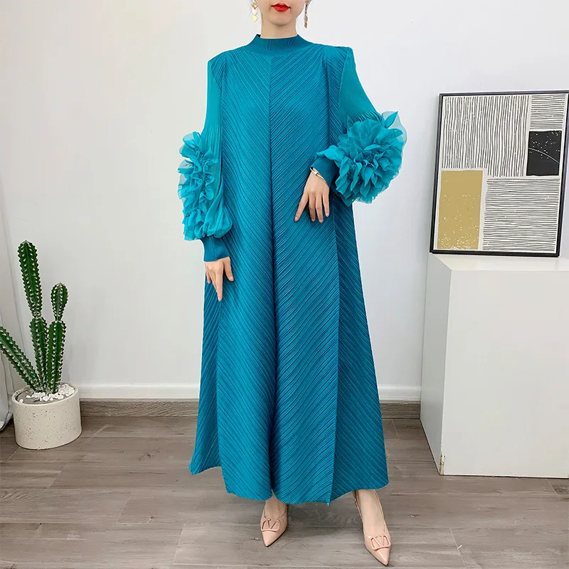 Женское длинное платье из шифона