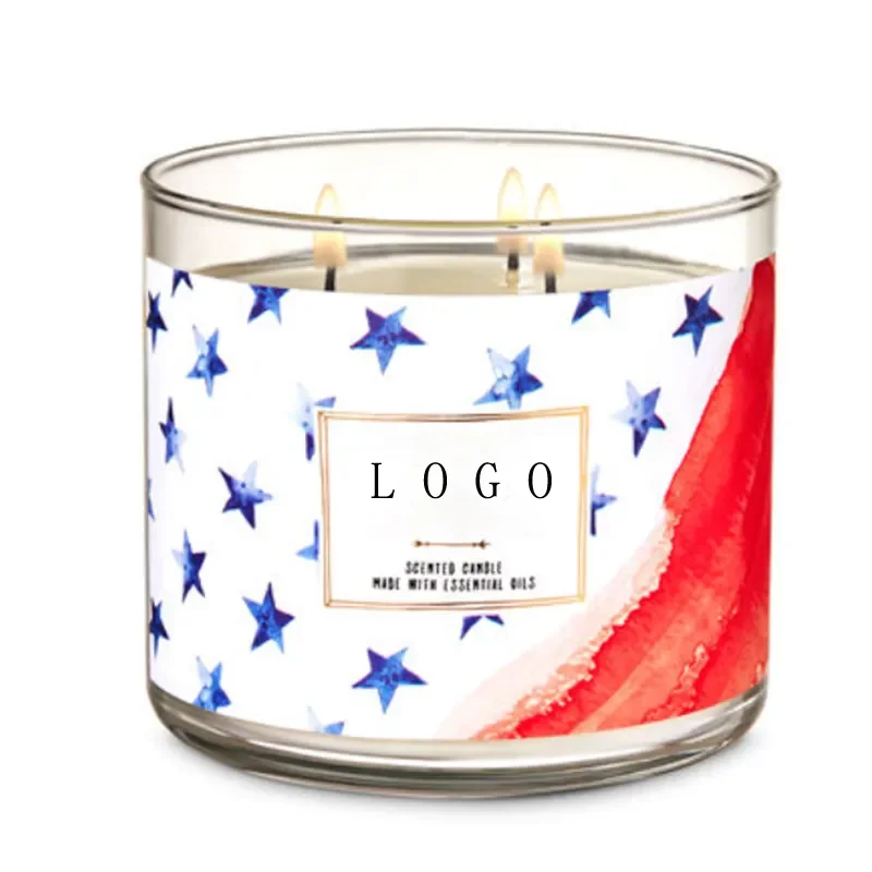 Best Price Wholesale Nature Aromatherapy 3 Wick Scented Soy Wax Candle in Big Glass Jar Beeswax Palm Wax Bars Diwali Occasions