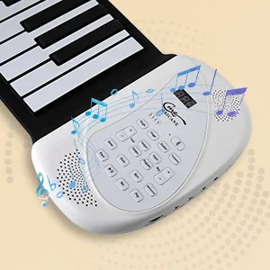 2022 hot product Rolling up 61keys piano midi hand roll foldable piano for kid to playing piano