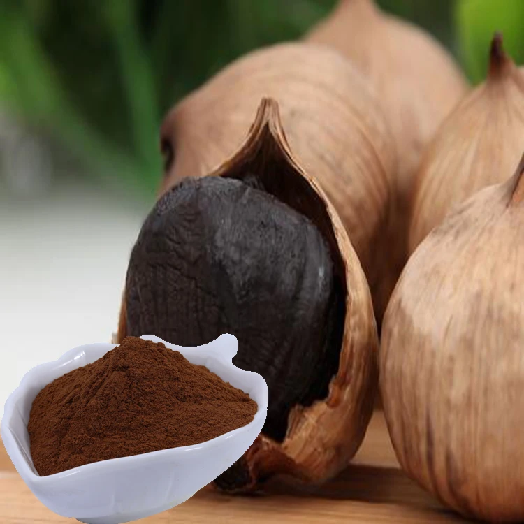 chinese First Grade black garlic organic natural black garlic extract allicin powder