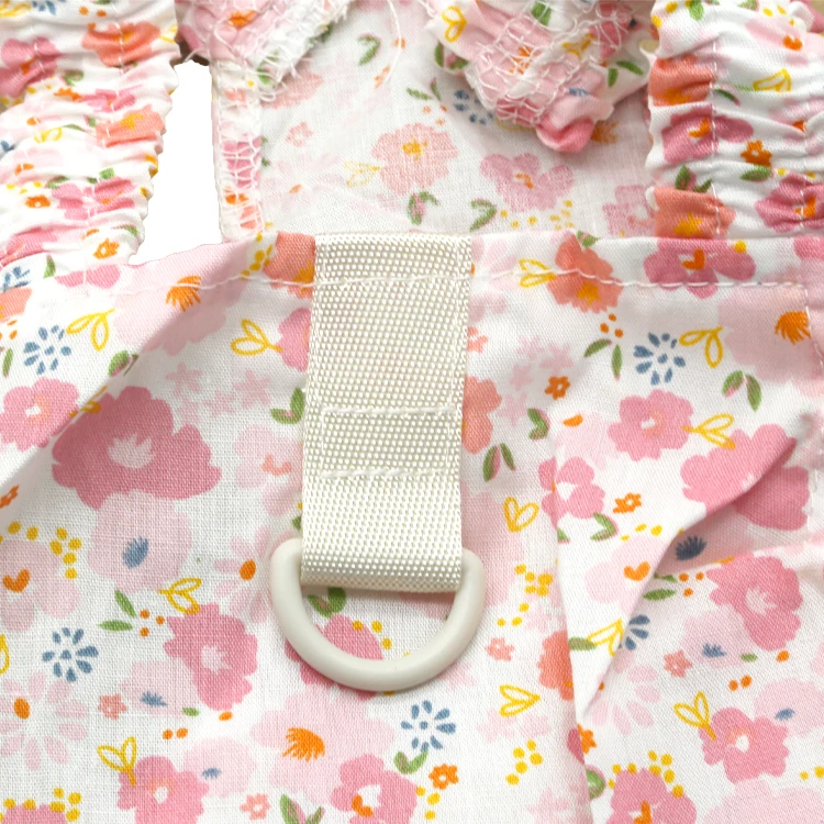 Hot Sale Puppy Clothes Pet Accessories Pets Flower Pattern Vest Dresses Skirt Summer Dog Cloth Pet Dress