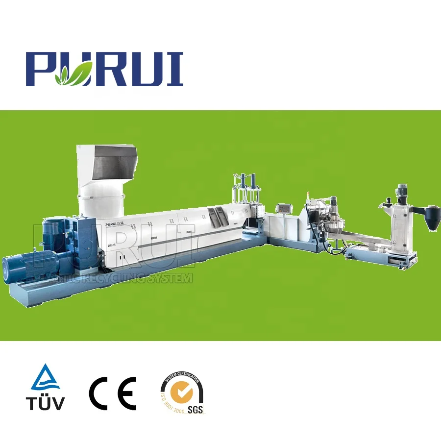 Excellent Performance PP PE Film Granulating Machine Hdpe Ldpe Recycling Pelletizing Line Recycled Polyethylene Pet granulating