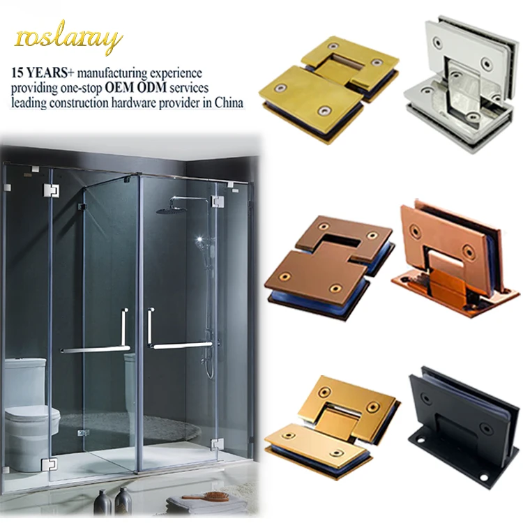 Glass Door Lock with Cylinder SUS304 Double Side Handle Sliding Frameless Bathroom Apposite Office Swing Tempered Set Fittings