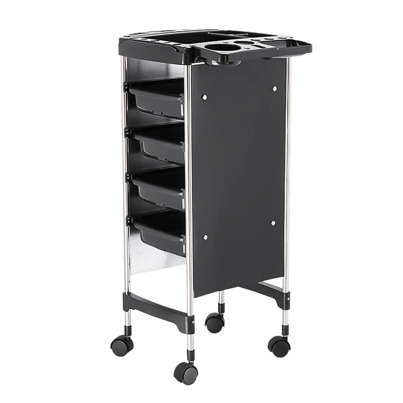 Popular Sales Professional Beauty Salon Tool Rolling Cart Hairdressing Trolley on Wheel