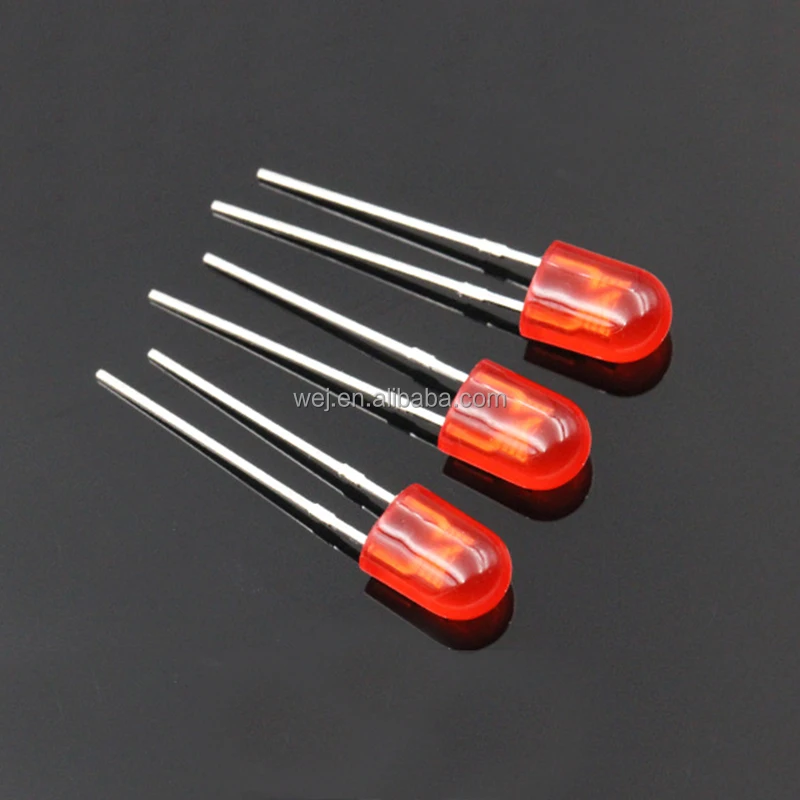 WEJ Factory 546 504 Oval led diodes Red Green White LED 5mm Oval led lighting emitting diode