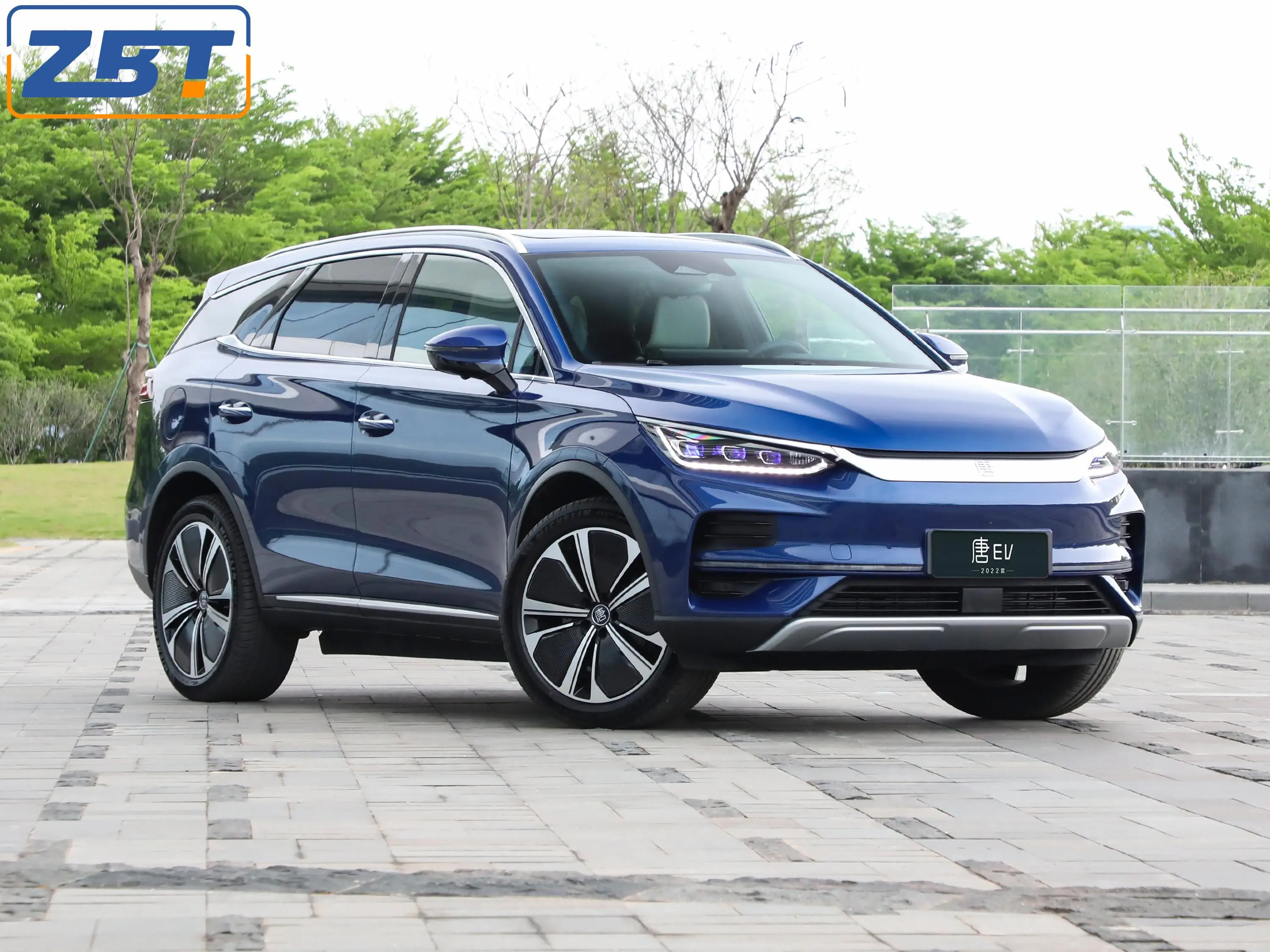 2022 год новая модель NEDC 730 км дальность 4WD BYD Тан ev внедорожник W-HUD Электрический автоматический высокоскоростной двигатель автомобиля с быстрым постоянного тока заряда