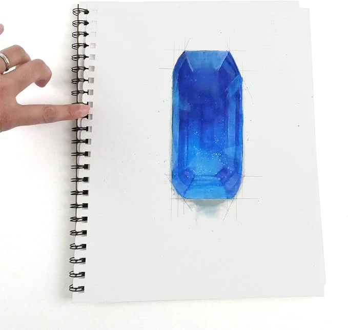 Масло и акриловая бумага для раскладной бумаги 11x14 дюймов 24 листа художника взрослых студентов