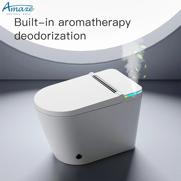 Modern high-end automatic toilet bidet CUPC certification bathroom sanitary wares floor intelligent smart toilets