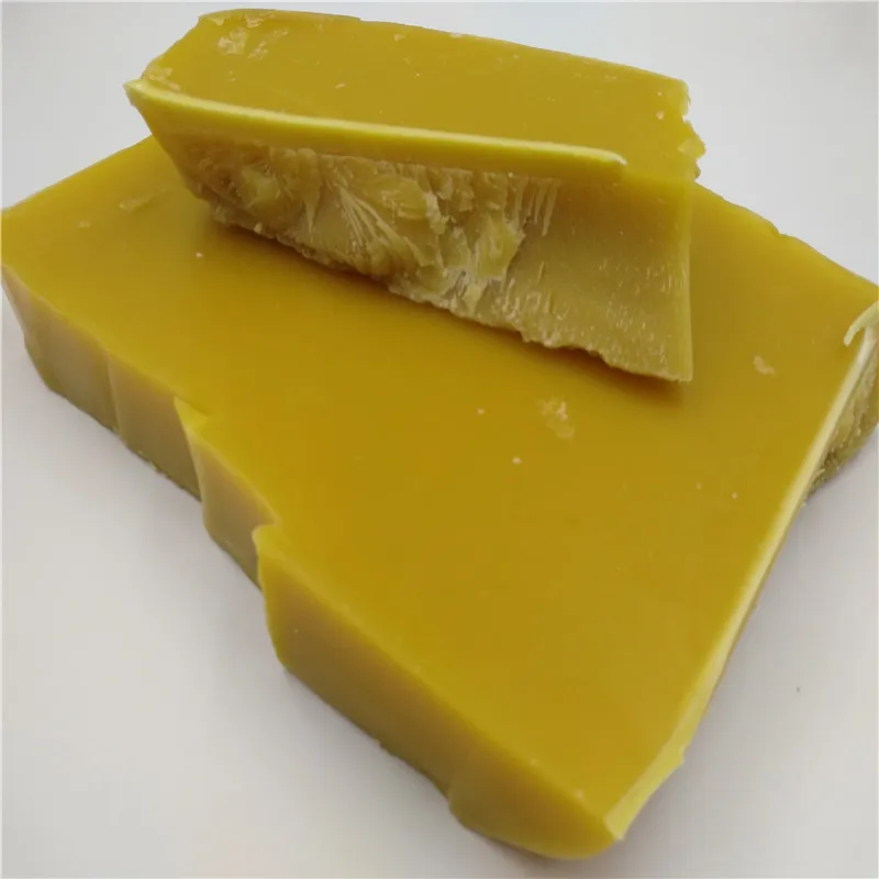 Food grade physically processing raw yellow beeswax for sale